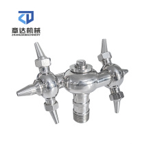 Sanitary cleaning spray Double-circulating Bull-horn type Water-driven Tank Cleaner Multi-angle  Sprinkler equipment
